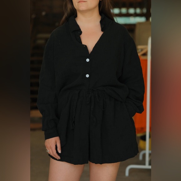 Shelter Lloyd Top in Ivory Linen - Picture 8 of 8